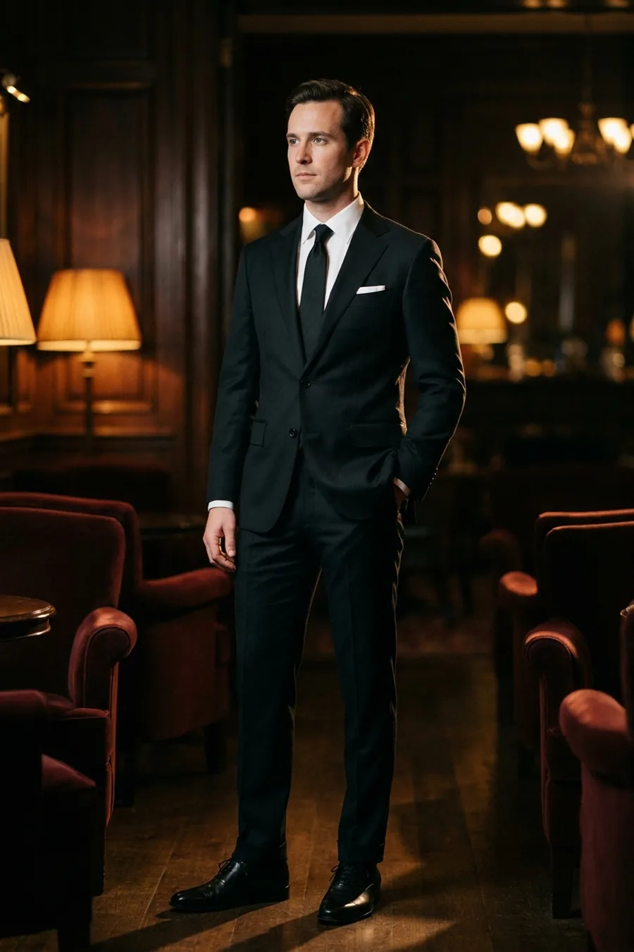 Traje formal negro